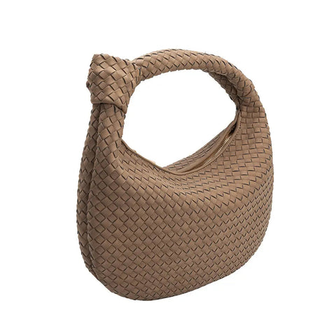 Brigitte Cocoa Large Recycled Vegan Shoulder Bag