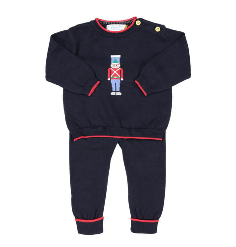 Soldier Knit Set - Navy