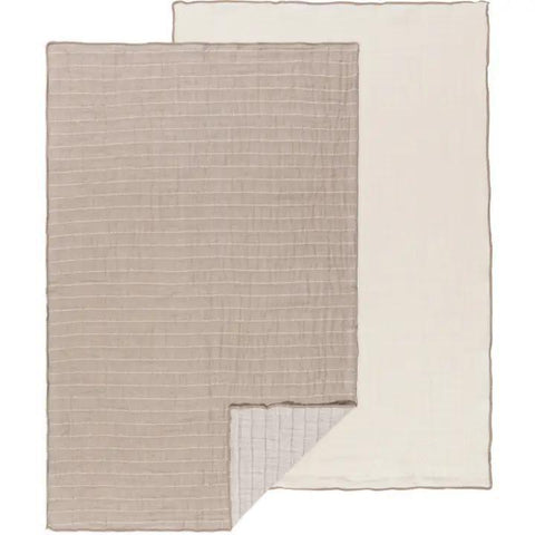 Dove Gray Double Gauze Dishtowels Set of 2