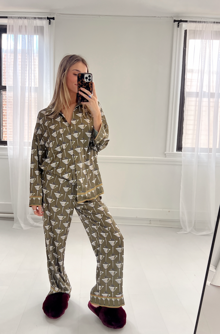 Overslept PJ Set - Extra Dirty Martini