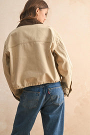 Working Girl Utility Jacket - Beige