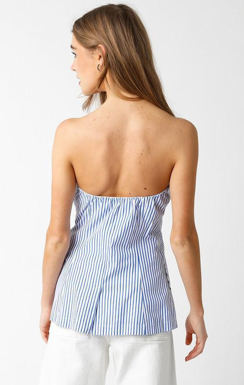 Nauti stripe strapless
