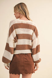 Keep it Cream Combo Sweater