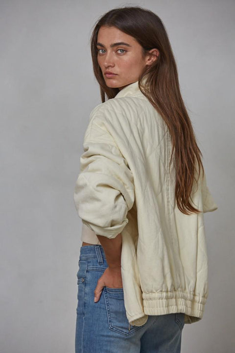 Eclipse Denim Jacket - Ivory