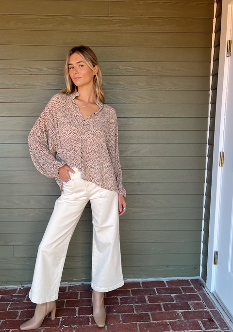 Bryana Button Down Top