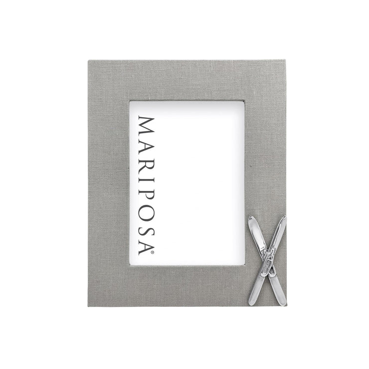 Mariposa Crossed Skis 5x7 Frame