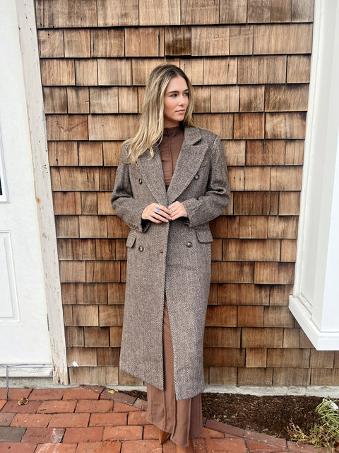 Morana Herringbone Coat