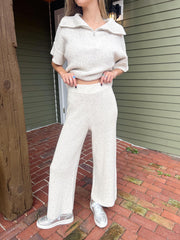 Salt n' Pepper Knit Set Pant