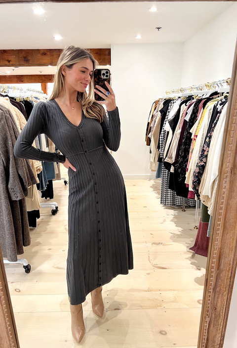 JASPER MIDI SWEATER DRESS