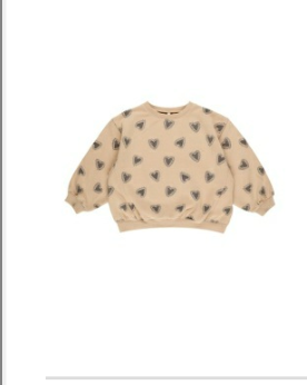 Relaxed Heart Baby Sweatshirt