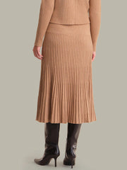 Lorelai Ribbed Pleated Skirt