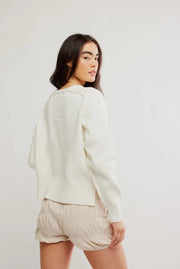 Spring Street Pullover - Optic White