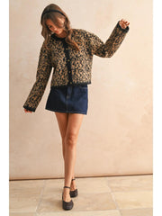 Make a Statement Leopard Cardi