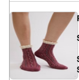 ROSEBUD WAFFLE KNIT ANKLE