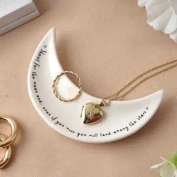 Send with Love Moon Ring Dish