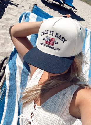 Take It Easy Vintage Trucker Hat
