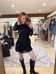 Tabby Lace Mini in Black