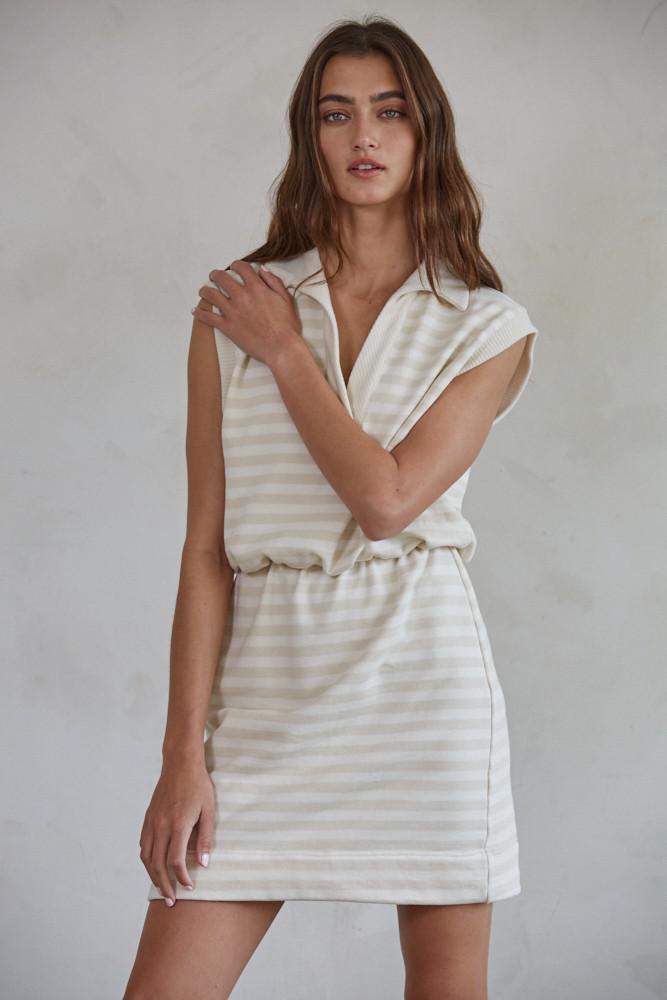 Erie Dress - Natural Taupe