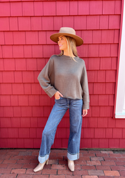 Always A Breeze Sweater - Olive