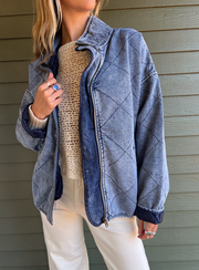 Eclipse Denim Jacket - Blue Denim