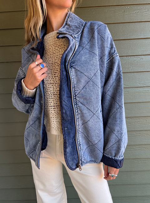 Eclipse Denim Jacket - Blue Denim