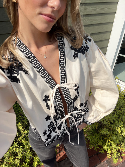Brody Embroided Blouse