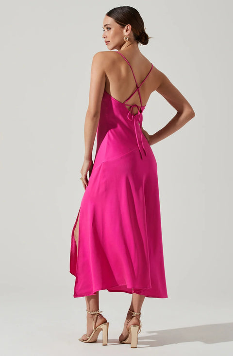Gaia Dress Fuchsia