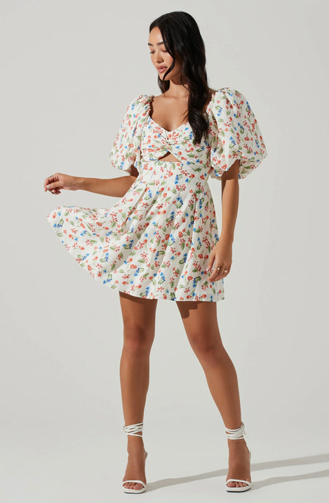 Serilda Cutout Floral Mini
