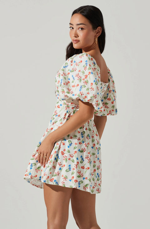 Serilda Cutout Floral Mini