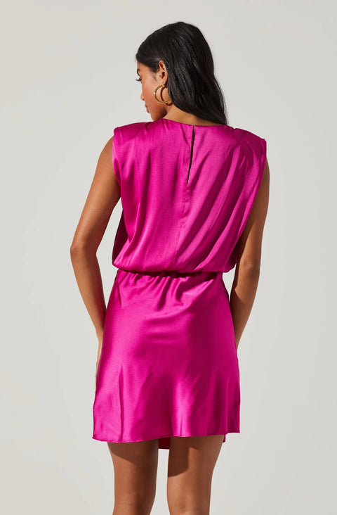 Satin Strong Shoulder Mini