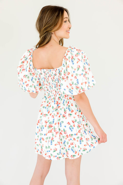 Serilda Cutout Floral Mini