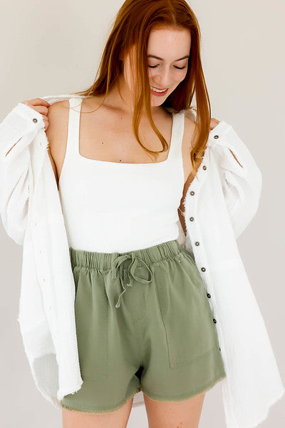 Yacht Club Shorts Olive