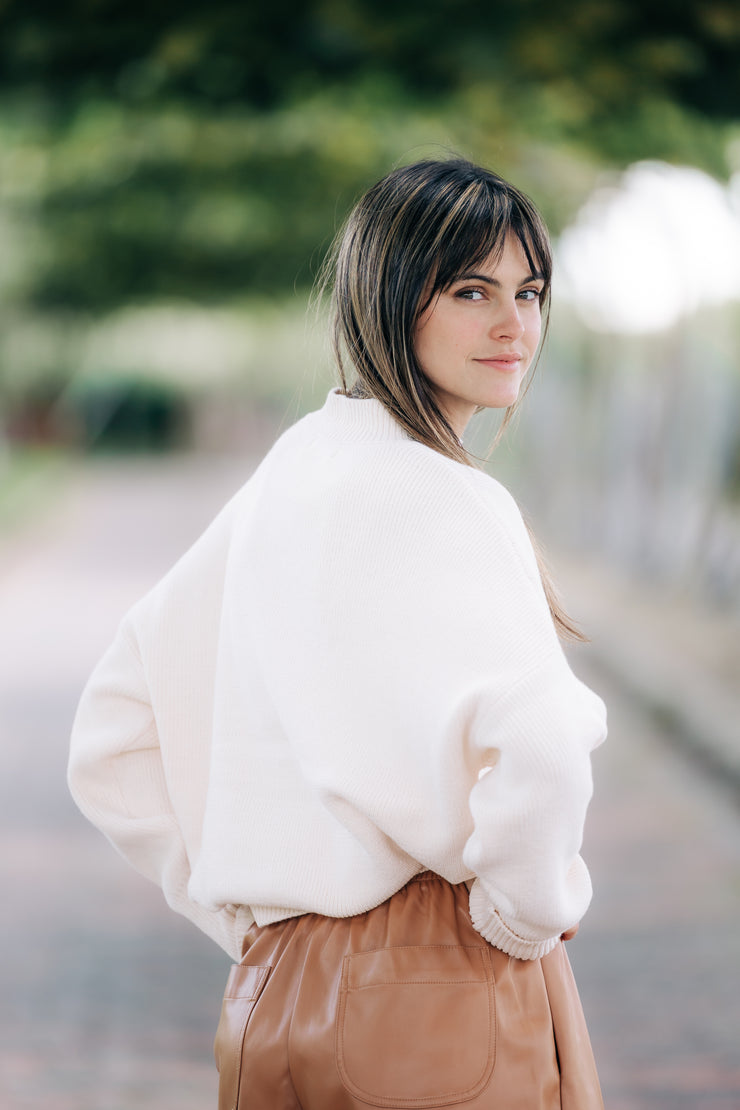 The Riley Sweater - Natural