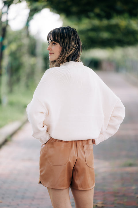The Riley Sweater - Natural