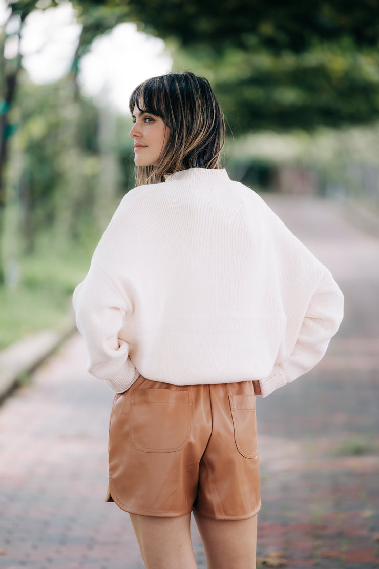 The Riley Sweater - Natural