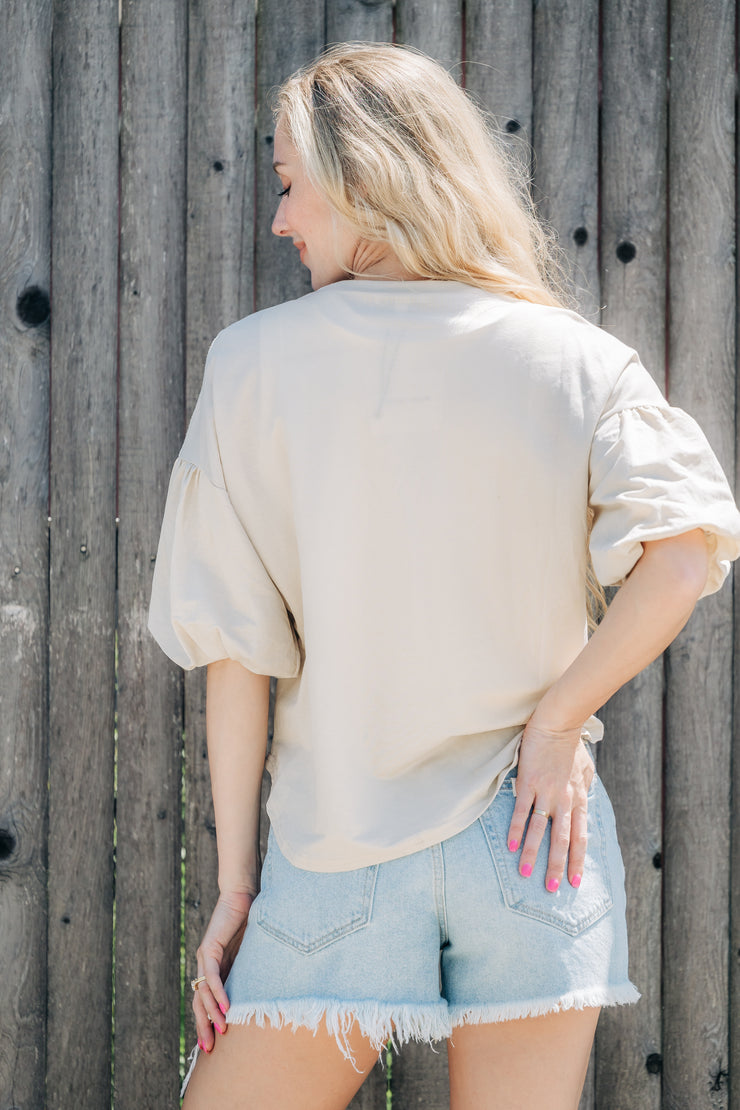 Unstoppable Puff Sleeve Top