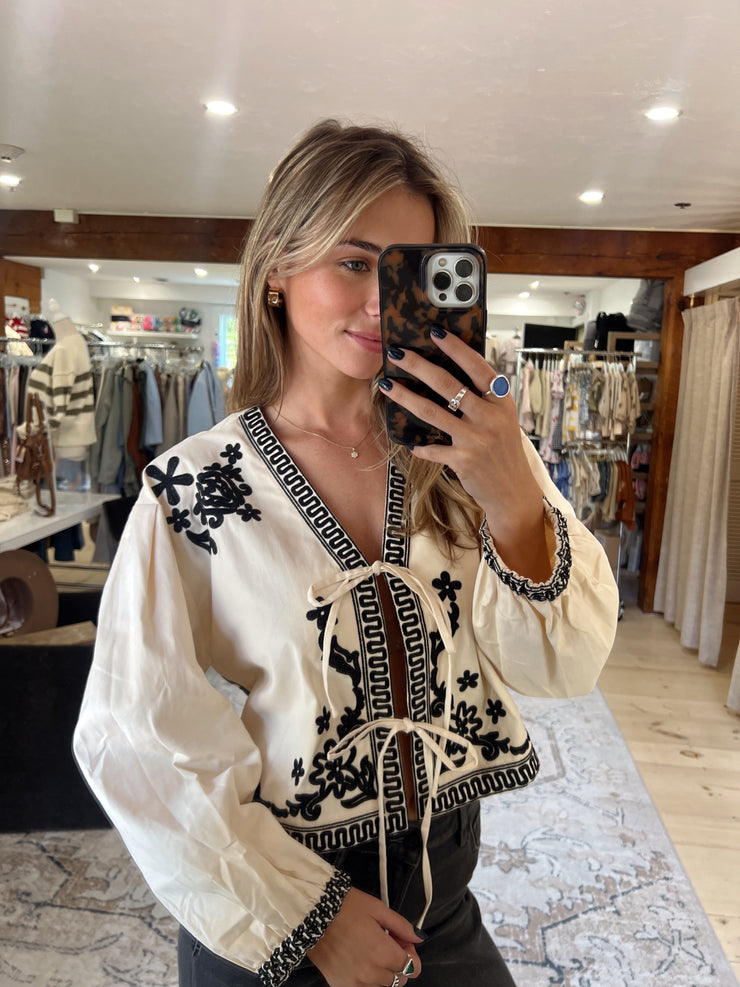 Brody Embroided Blouse