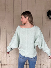 Sunny Rays Sweater - Dusty Mint