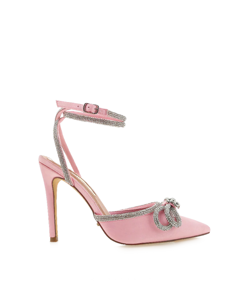 Elope Pink Satin Heel