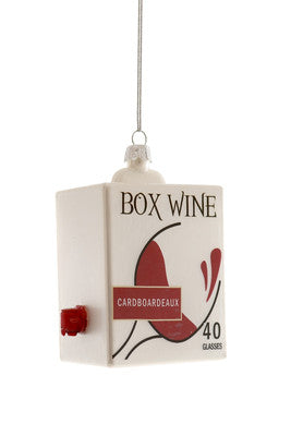 Box Wine Ornament