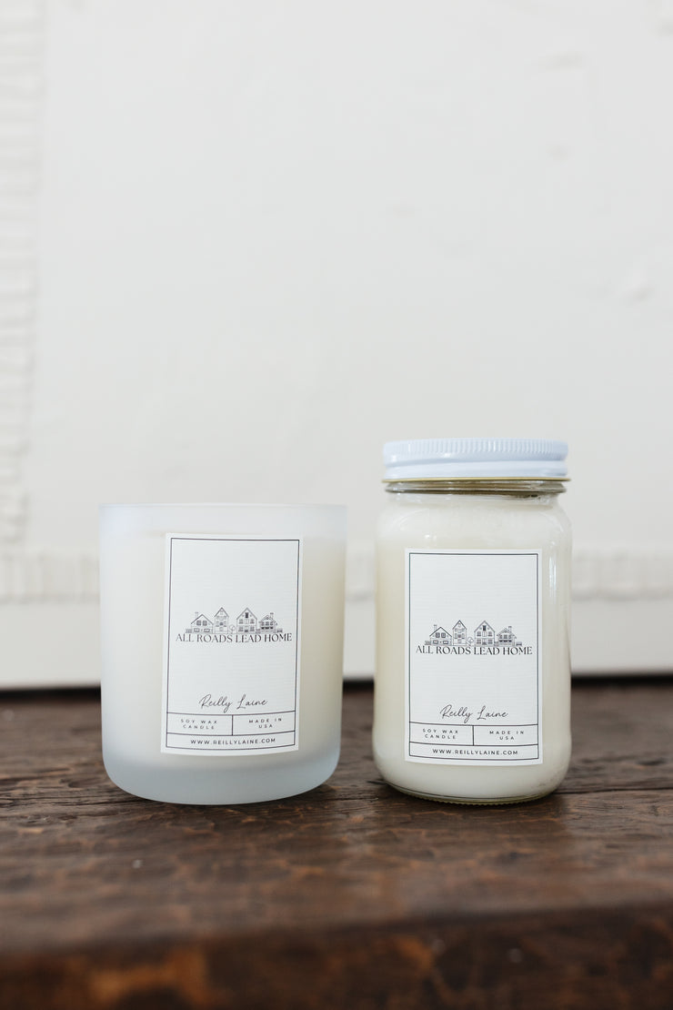 Over the Bridge Candle Label