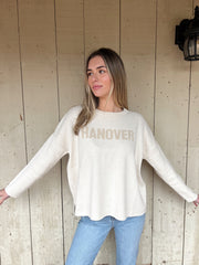 Hanover Everyday Relaxed Sweater -Natural/Camel