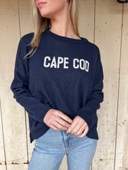 Cape Cod Island Icon Sweater - Navy/Natural