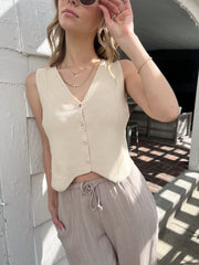 Florian Sweater Vest Top