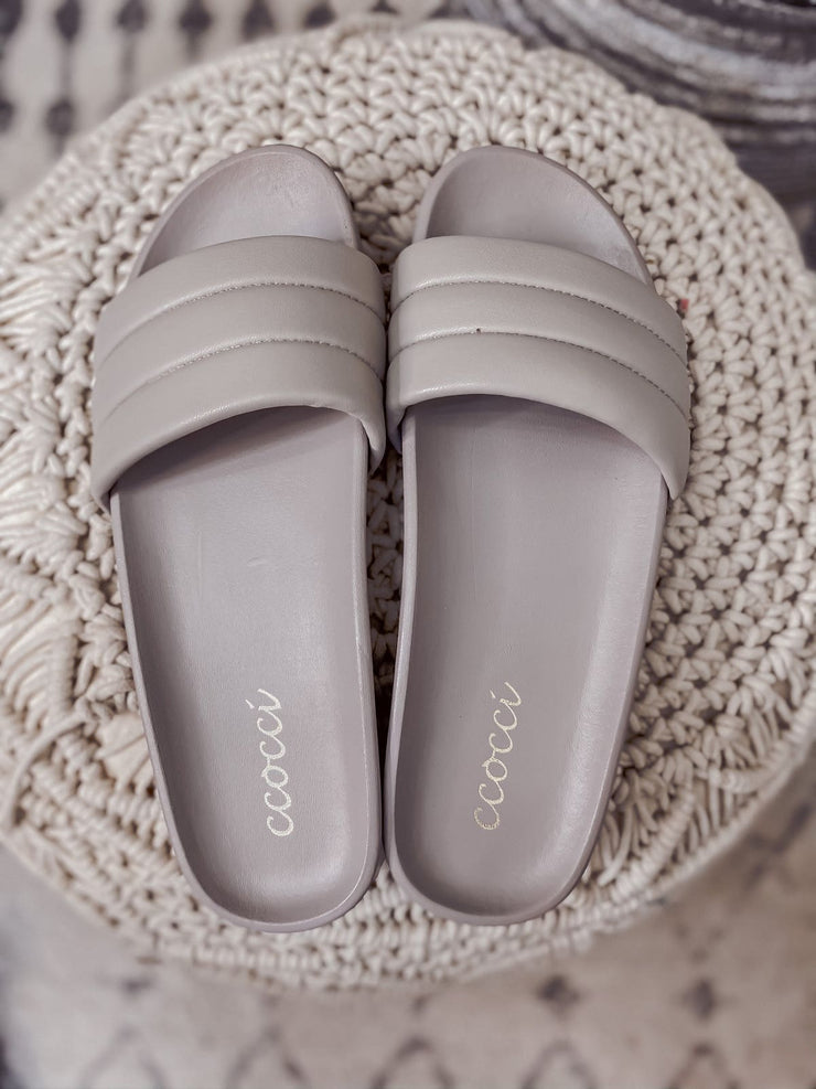 The Dottie Slide - Grey