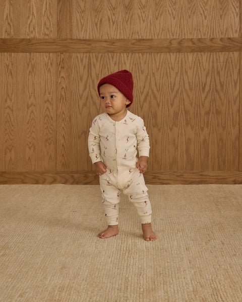 Skiers Organic Long John Pajama