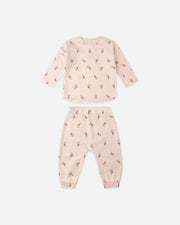 Candy Canes Long Sleeve Tee + Pant Set