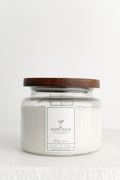 Happy hour candle