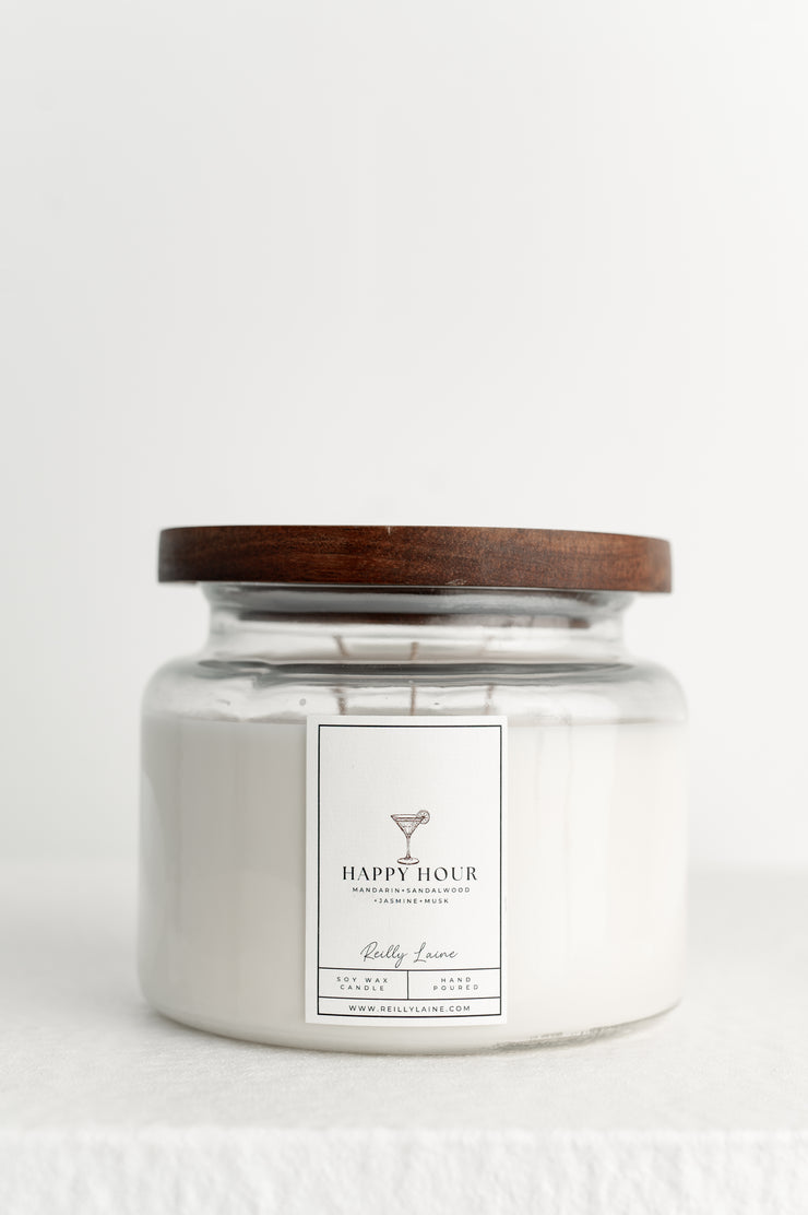 Happy hour candle