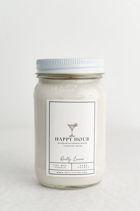 Happy hour candle